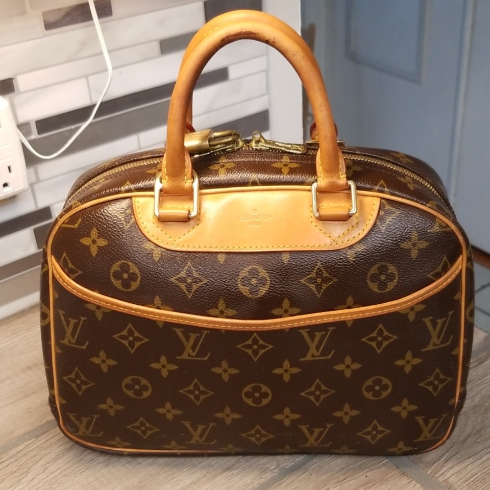Louis Vuitton Trouville Handbag Tote Purse